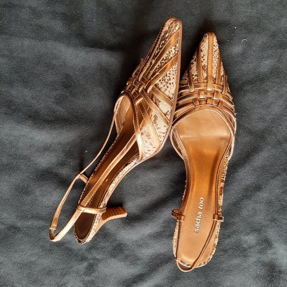 Woman's Evening Shoes Size 7M - Picture 6 of 7